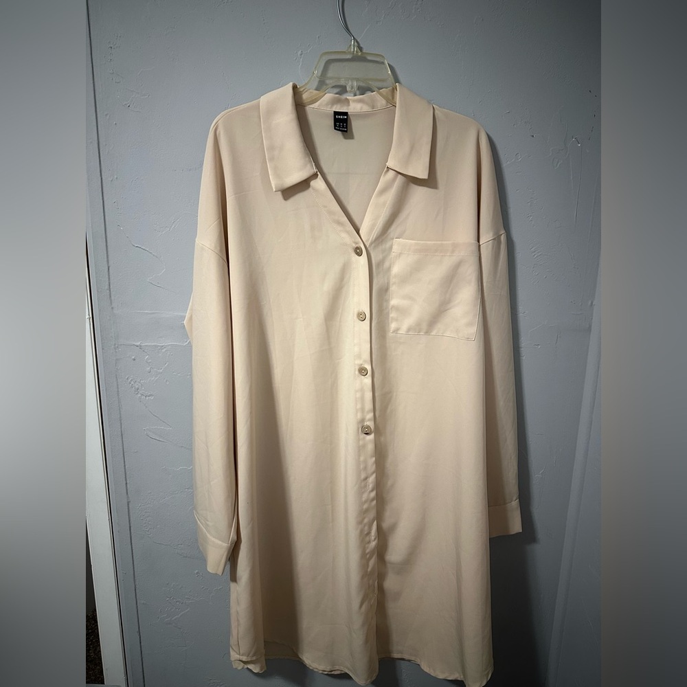 SHEIN Button Down Dress